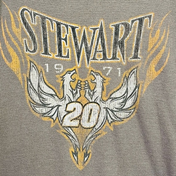 Vintage Chase Authentics Thermal Shirt Jersey Tony Stewart 1971 Sz Large Racing - Picture 3 of 13